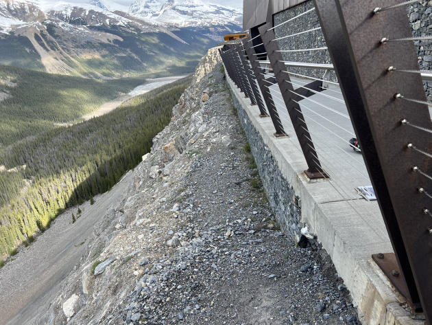 A long way down