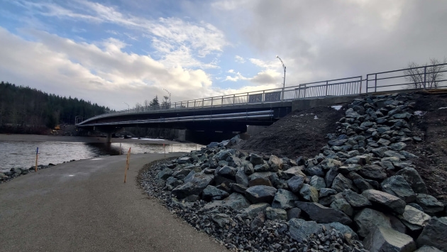 The completed Haisla bridge