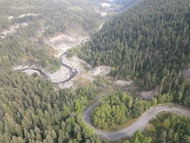 West Fraser Road post flood