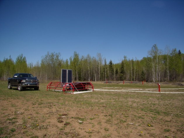 Solar powered ground water monitoring