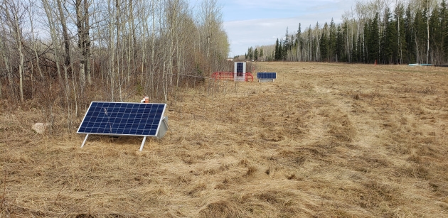 Solar powered ground water monitoring