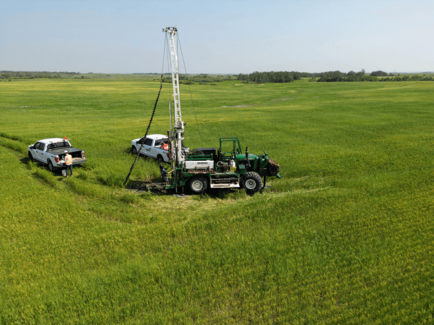 Scenic drilling for wind energy