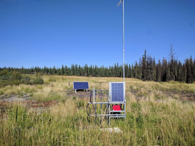 Solar powered ground water monitoring