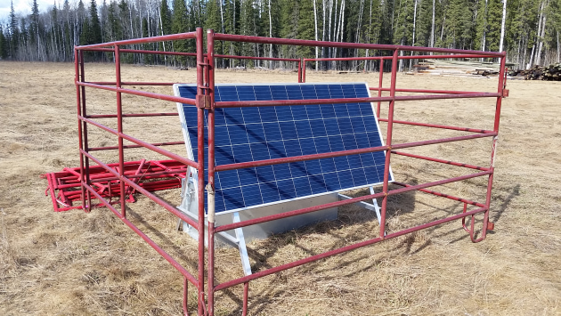 Solar powered ground water monitoring