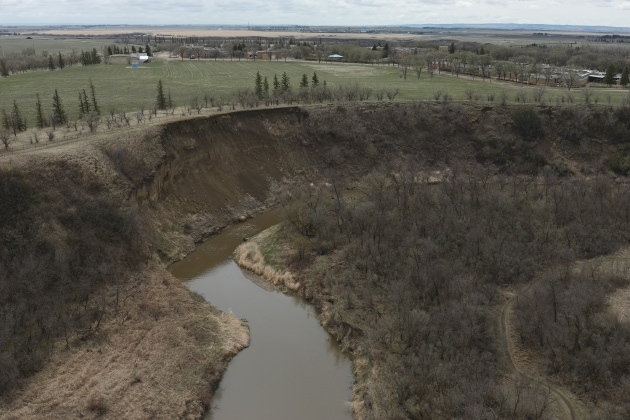 Large slope failure